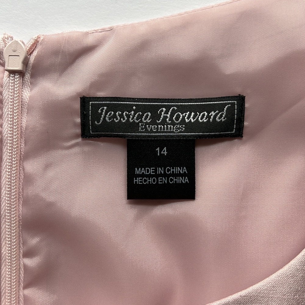 Jessica Howard Pink Floral 2 piece set Dress and Jacket Mother of the Bride - Picture 15 of 16